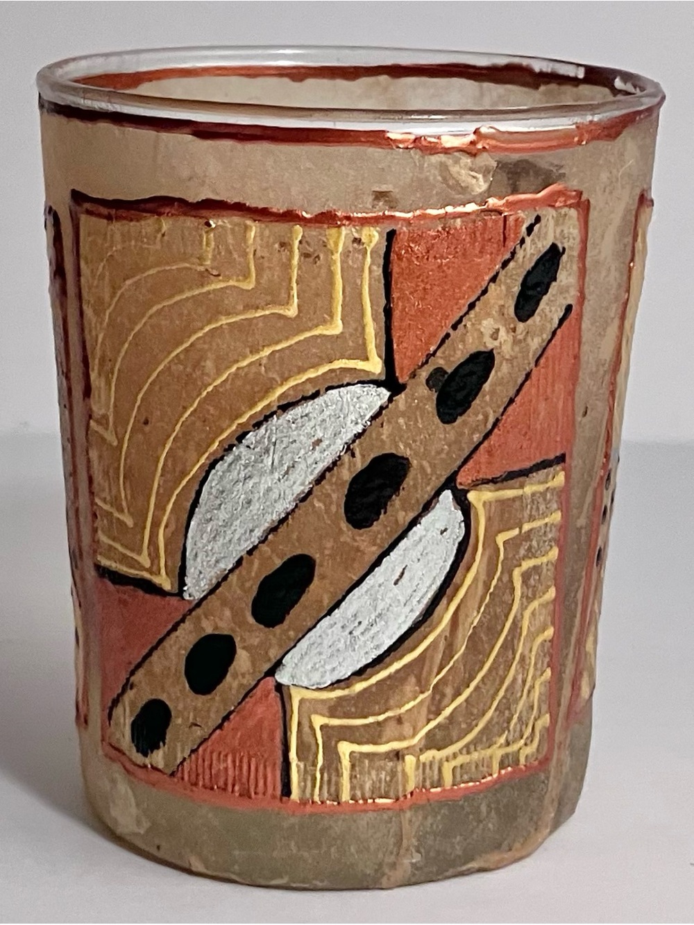 SOUTH AFRICAN Candle Holder / FEMALE EMPOWERMENT Project / Hand Decorated